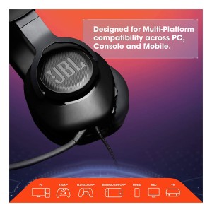 هدست گیمینگ با سیم جی بی ال مدل QUANTUM 100